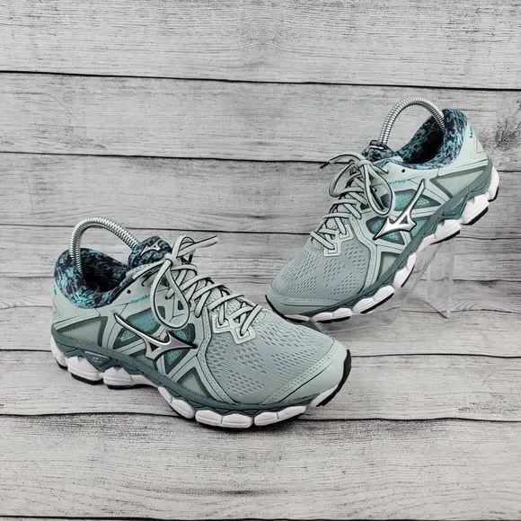 Mizuno Shoes Mizuno Womens Wave Sky 4996 9q73 Gray Running